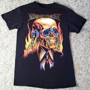 Megadeth Adult Size Small Tee